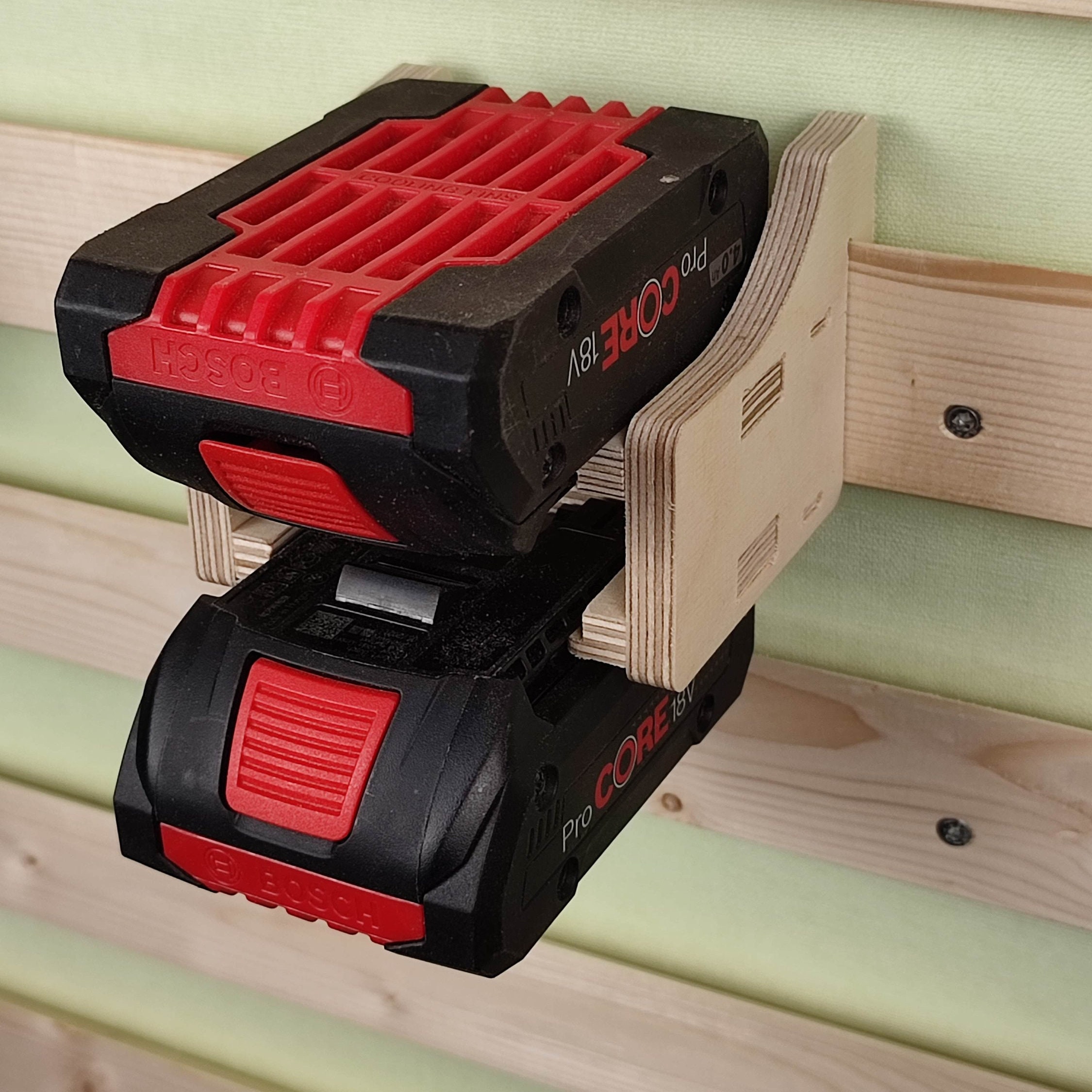 French Cleat Cordless Screwdriver Kit Holder Lasts Wedge Etsy