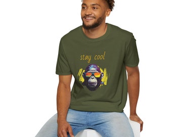 Männer Tshirt Affe, Monkey, cool, stay cool, mens shirt, unisex