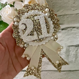Birthday badge ,glitter birthday badge, age 30 birthday badge,age birthday badge ,gifts for 30th,birthday age badge , age glitter badges