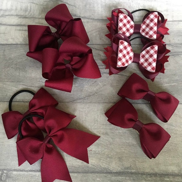 School, school hair bows, hair clips, navy hair bows, 1st day of school,girls school hair bows, girls school bows, girls hair bows