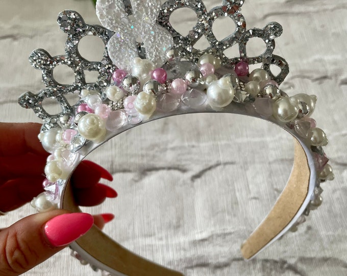 Birthday crown,glitter birthday tiara, age 30 birthday tiara,age birthday tiara,gifts for 30th,birthday age crown, 40th headbands