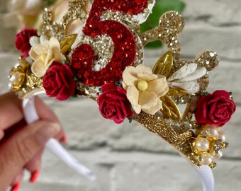 Princess crown, gold princess tiara,princess gold tiara,pretty birthday crown,birthday girls tiara, birthday crowns, princess tiaras