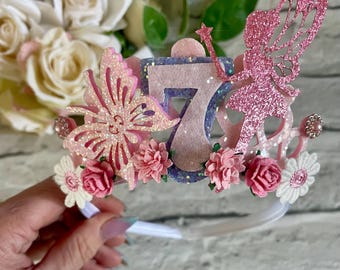 Children’s birthday tiara, butterfly tiaras, girls birthday crown, fairy crowns, fairy tiaras