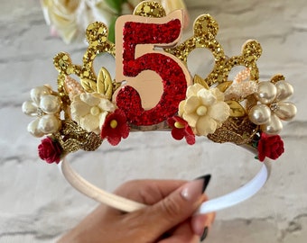 Princess crown, gold princess tiara,princess gold tiara,pretty birthday crown,birthday girls tiara, birthday crowns, princess tiaras