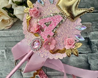 Children’s birthday wand , pink princess wand,girls birthday wand,child’s princess wand, girls birthday wand,pretty pink wand