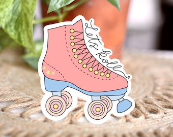 Roller Skate Sticker + Skate Sticker + Quad Skate + Skates Lover Sticker + Cute Roller Skate Sticker