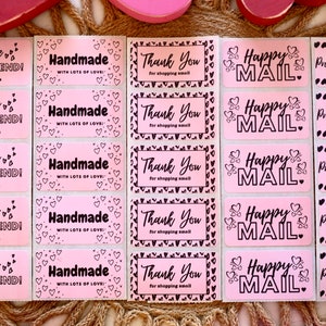 Small Business Stickers | Thermal Labels | Packaging Stickers and Labels | Mailing Labels | Thank You For Shopping Small Stickers