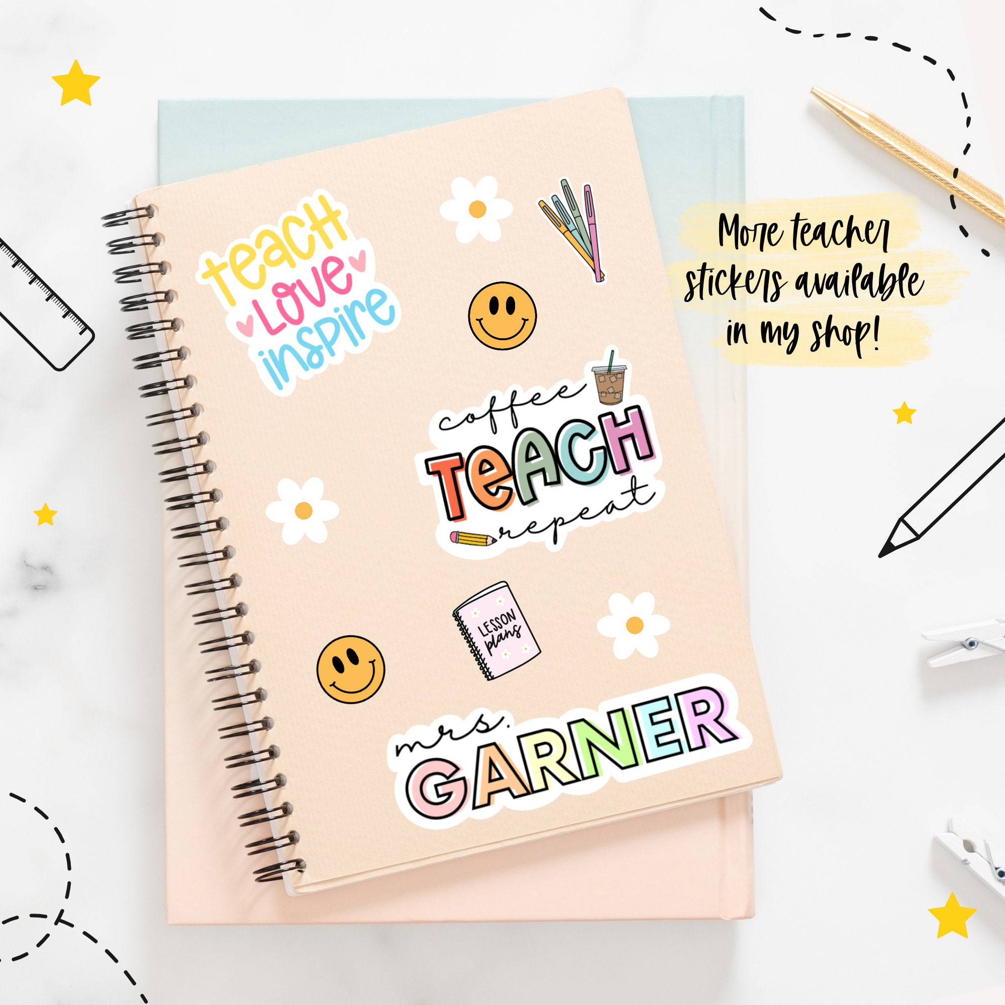 Personalized Teacher Notepad: Custom Stationery Gift - Etsy