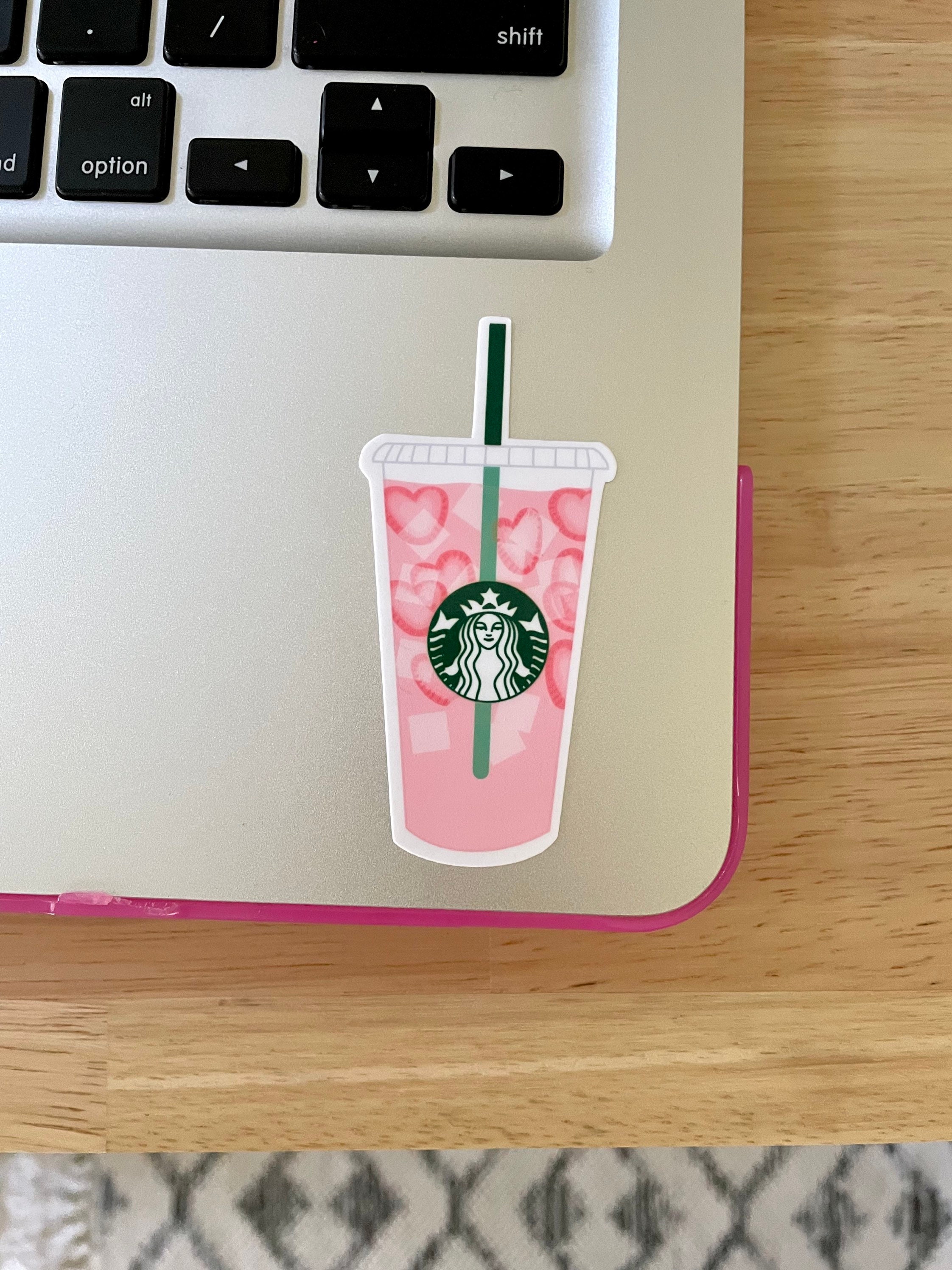  Pink Drink Vinyl Waterproof Sticker Decal Car Laptop