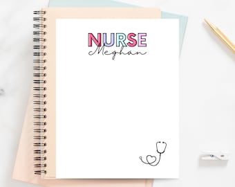 Nurse Personalized Notepad + Nurse Gift + Nursing School Graduation Gift + Nurse Appreciation Gift + Medical Staff Gifts  + Gifts For Nurses