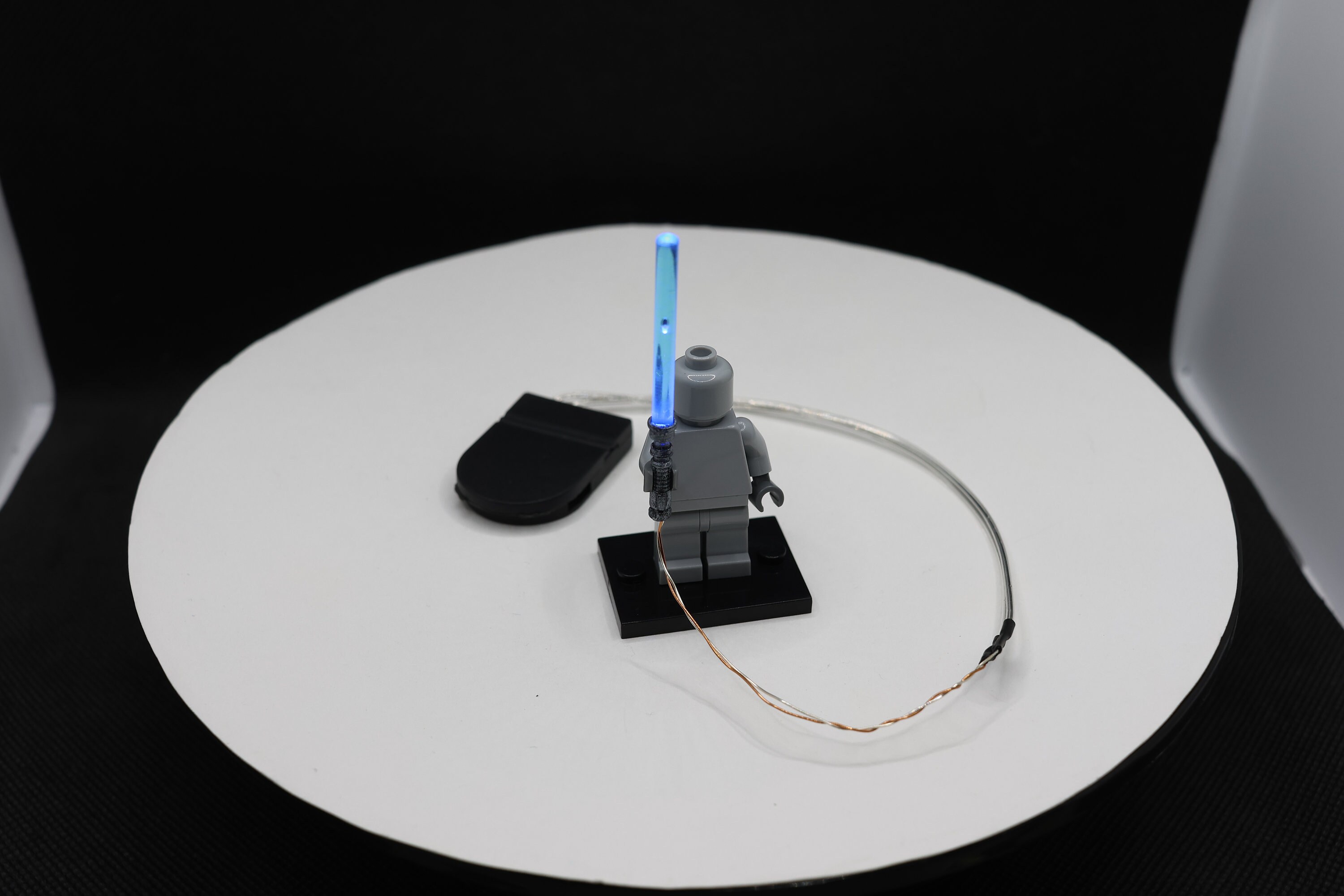 Custom Minifigure Obiwan/luke Lightup Saber batteries Not Included Etsy