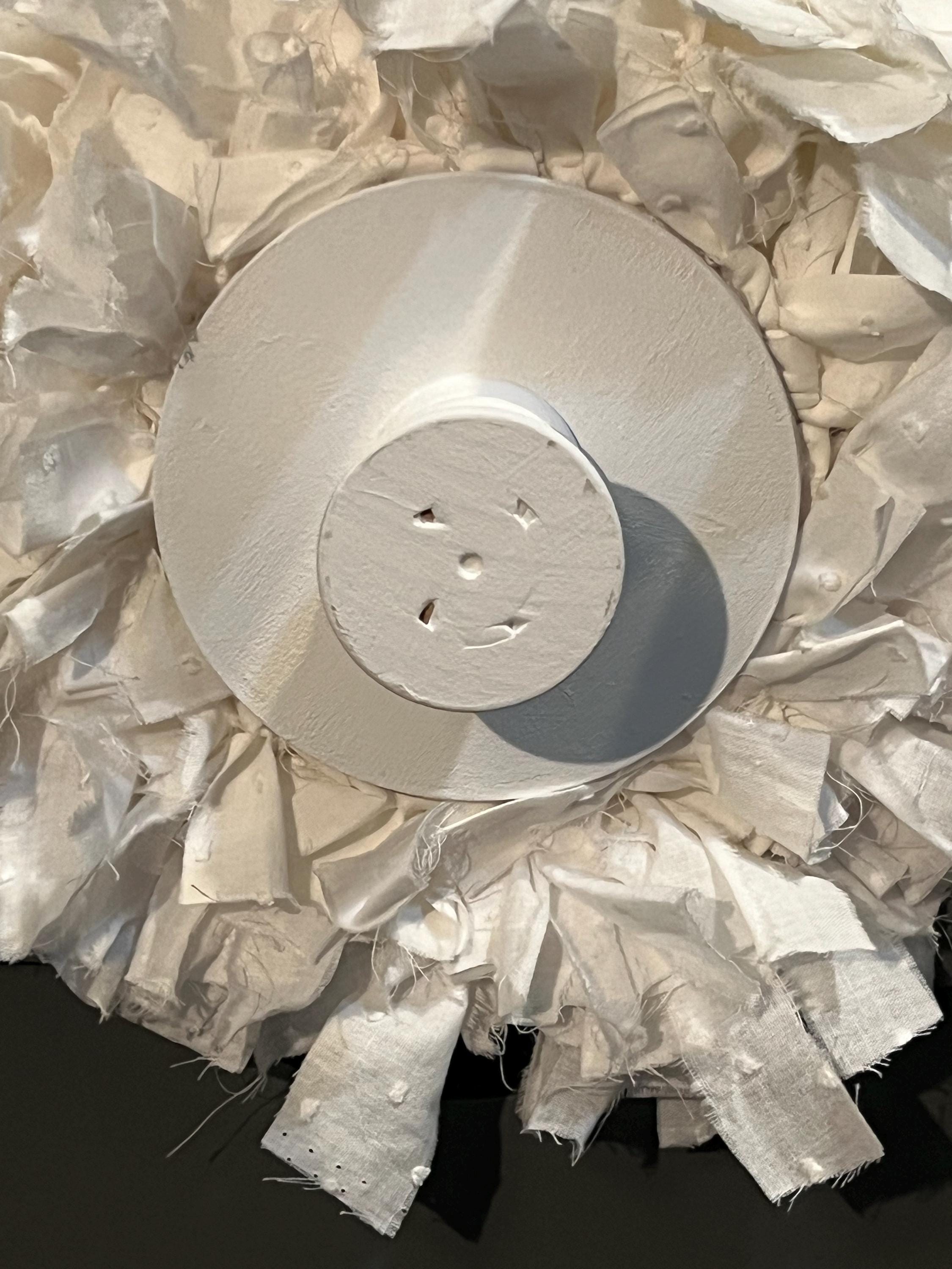 Shabby Chic White Swiss Dot Rag Tree - Etsy