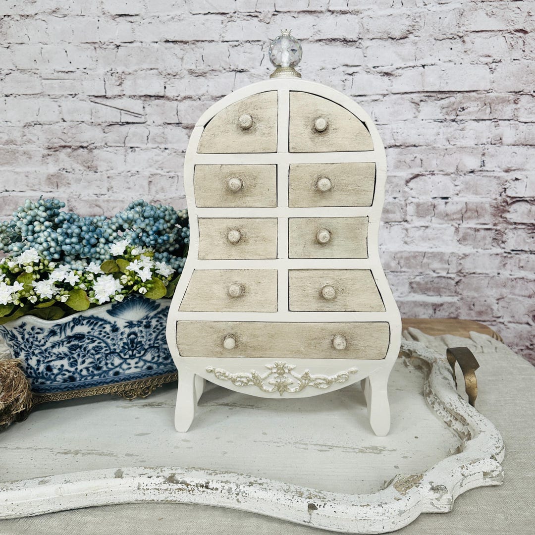 Ornate Wooden Box With Drawers - Etsy