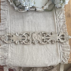 Long Ornate Wall Pediment