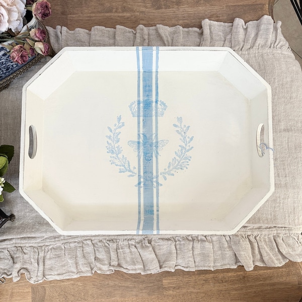 Large White Tray Etsy