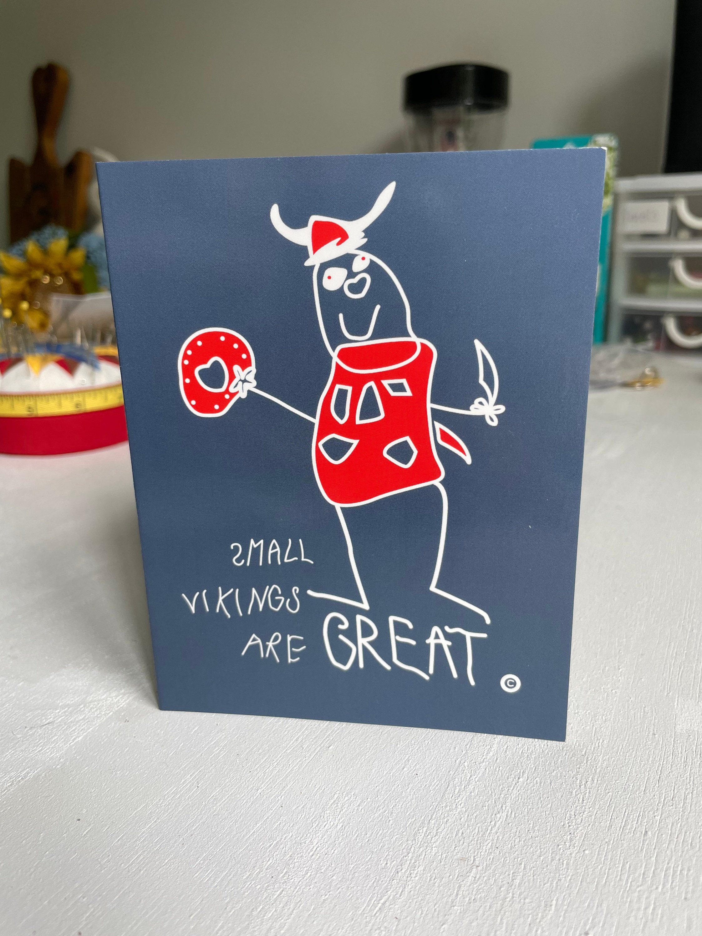 5.5 x 4 in. Norwegian Birthday Card Happy Birthday Card | Etsy