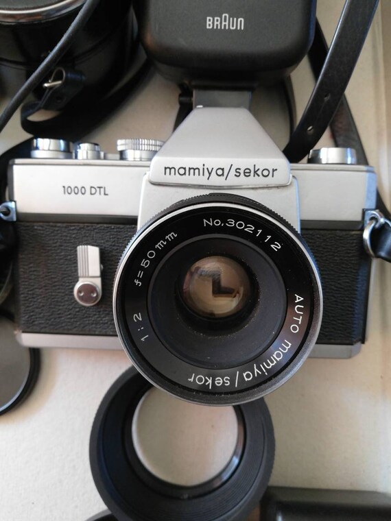 Mamiya Sekor 1000 DTL Complete Vintage Photographic Set SLR Etsy