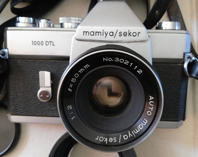 Mamiya Sekor 1000 DTL Complete Vintage Photographic Set SLR Etsy