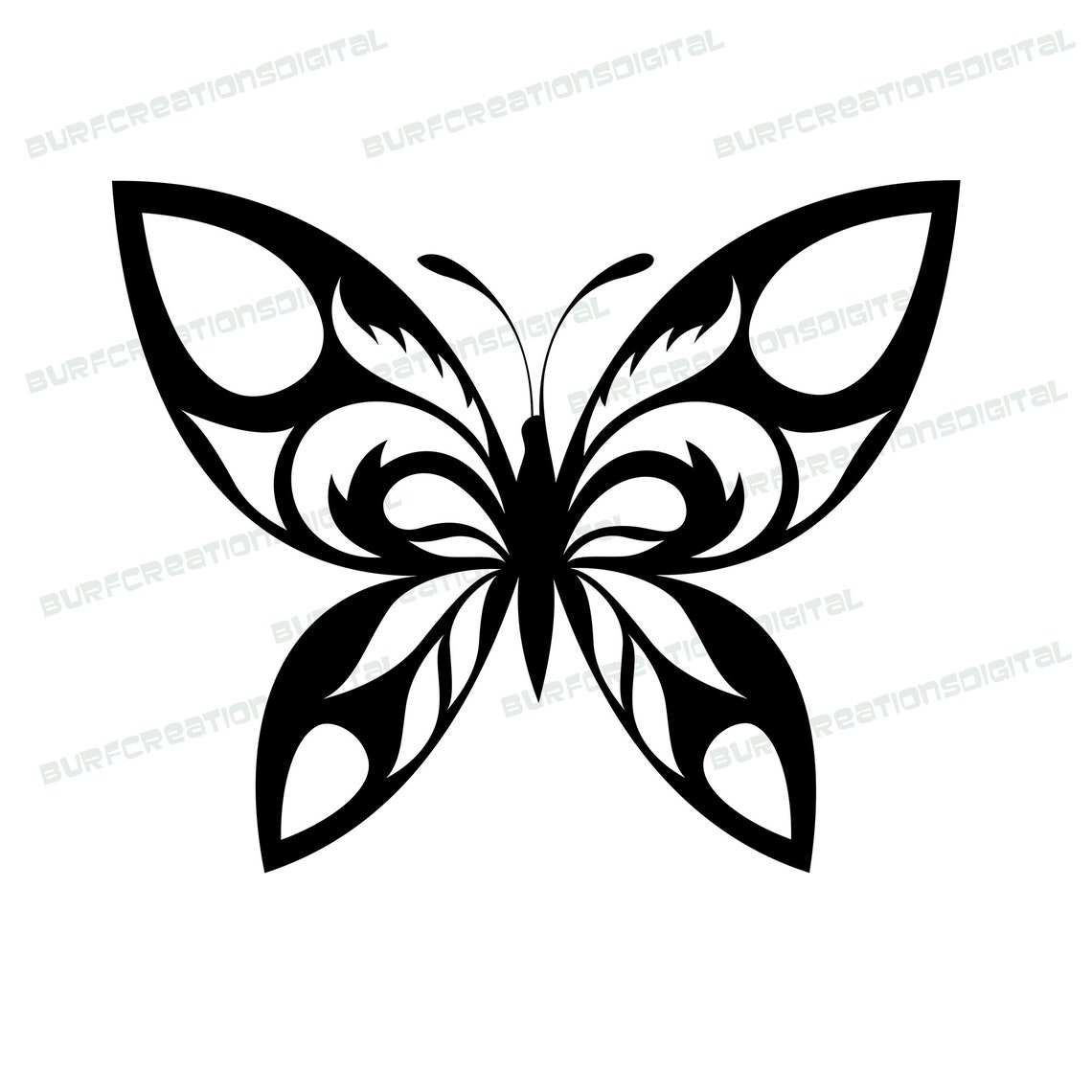 Butterfly Clipart Svg Eps Png Image Digital Download Nature Clipart Pyrography Cricut Cutting