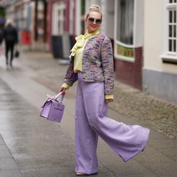 LILU Pants Palazzo, женские легкие летние брюки, светло-фиолетовые широкие брюки Street Style, льняные брюки, длинные классические bridezhi