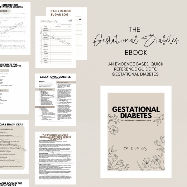 Gestational Diabetes eBook (Printable PDF)