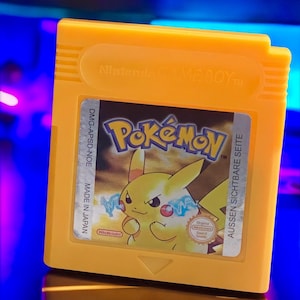 Pokémon Gelb Deutsch / Pokemon gelbe Edition Gameboy spiele Reproduktion / Pokemon Shop