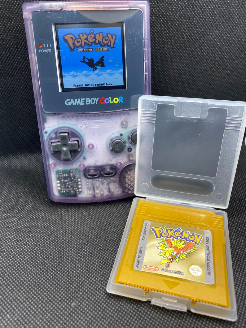 Pokémon Gold Édition en langue allemande/Édition dorée/Langue allemande/Reproduction/Jeux Gameboy/Gameboy Pokemon/Pokemon Shop image 1