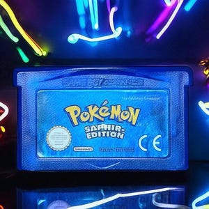 Pokémon Saphir Deutsch Edition/ Gameboy Pokémon spiele / Gameboy Advance/ GBA Spiele / Reproduktion / Pokemon Saphir / Pokemon Shop
