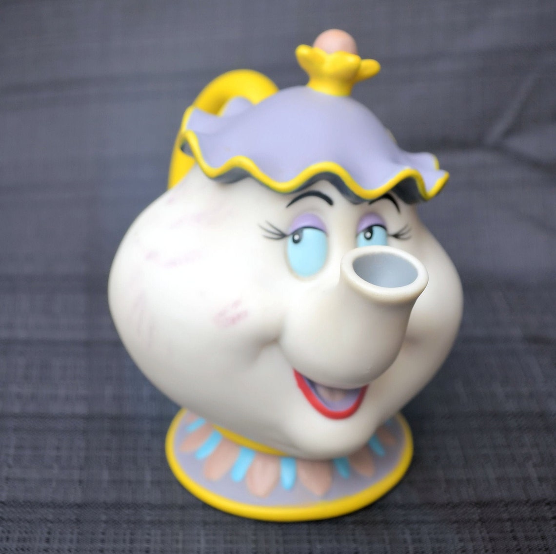 Vintage Mrs Pots Beauty & the Beast DISNEY Teapot Etsy