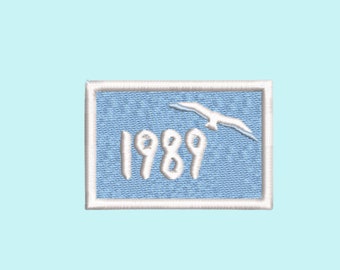 Taylor Swift Eras Tour 1989 era embroidery patch, Swiftie gifts, Taylor swift merch, Eras tour, ,Iron on, embroidery gifts