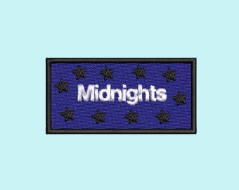 Taylor Swift Eras Tour midnights era embroidery patch, Swiftie gifts, Taylor swift merch, Eras tour, ,Iron on, embroidery gifts