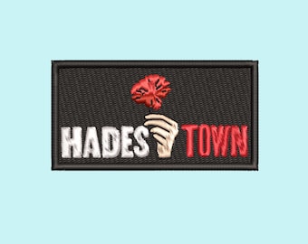 Hadestown logo Musical theatre embroidery patch, musical theatre gifts, Broadway accessories, iron on, Theatre kid gifts, embroidery pin