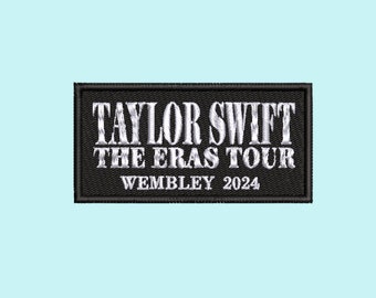 Écusson de broderie du logo Taylor Swift Eras Tour, cadeaux Swiftie, produits dérivés Taylor Swift, tournée Eras, repassage, option personnalisable disponible