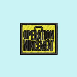 Operation mincemeat Musical theatre embroidery patch, musical theatre gifts, Broadway accessories, iron on, Theatre kid gifts,embroidery pin