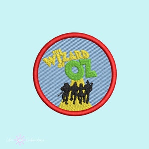 Wizard of Oz Musical theatre embroidery patch, musical theatre gifts, Broadway accessories, iron on, Theatre kid gifts, embroidery pin