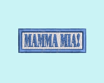 Mamma Mia the Musical theatre embroidery patch,musical theatre gifts,Broadway accessories,iron on,Theatre kid gifts,embroidery
