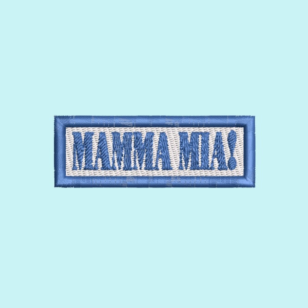 Mamma Mia the Musical theatre embroidery patch,musical theatre gifts,Broadway accessories,iron on,Theatre kid gifts,embroidery