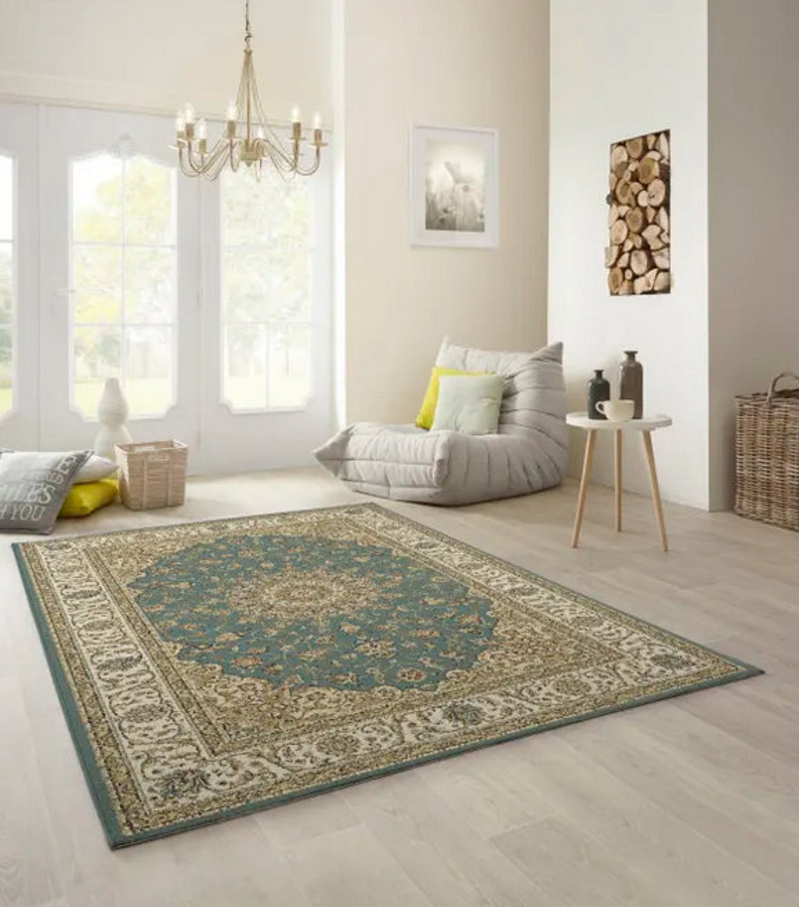 Kirman Rug Rugs South African Rugs Floor Rug Floor Carpet Etsy