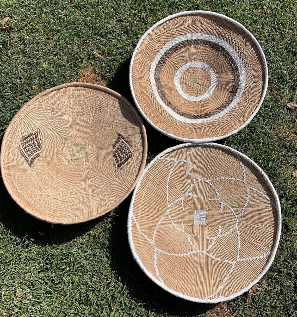 Tonga Binga Wall Basket Painted 20cm to 30cm Binga Baskets Etsy