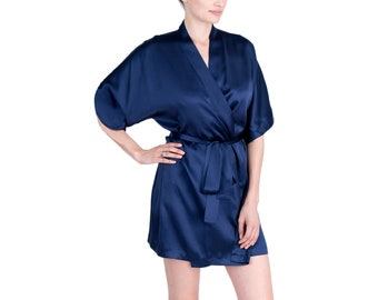 Sexy Silk Short Robe - Etsy