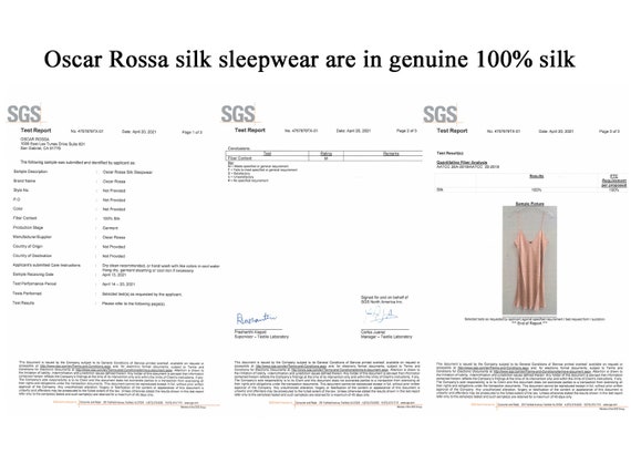 Oscar Rossa 100% Silk Sleepwear Men's Silk Boxer