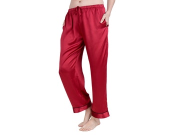 Oscar Rossa Women's Silk Sleepwear 100% Silk Pajama Pants