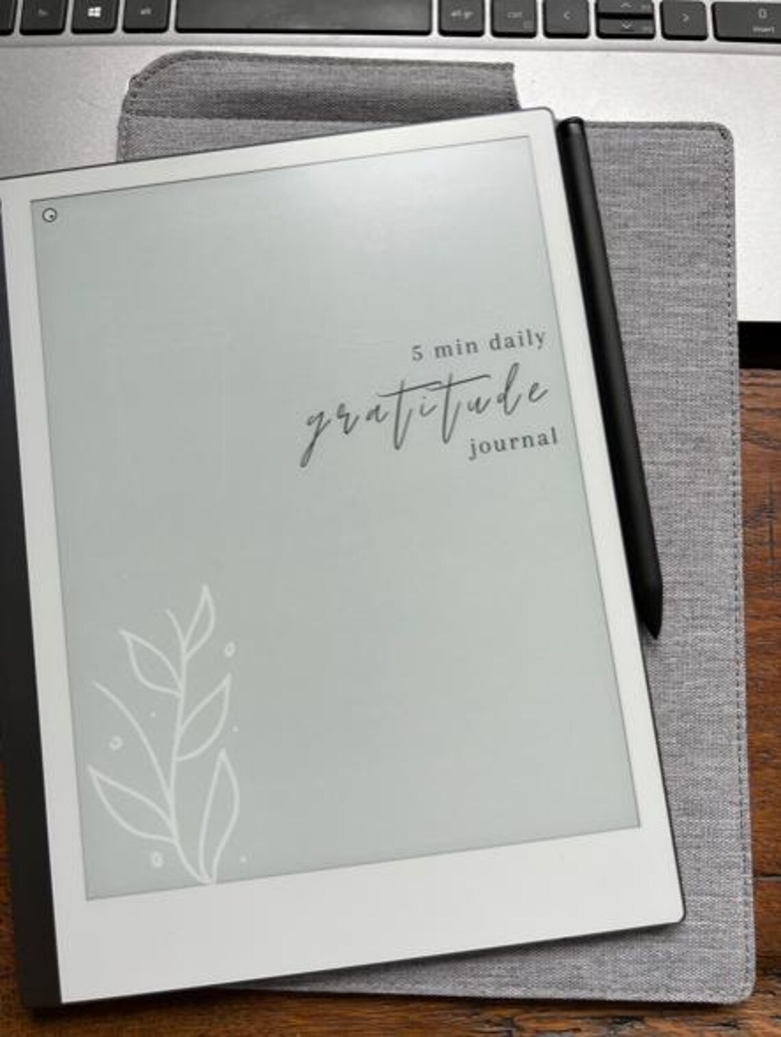 DAILY GRATITUDE JOURNAL for Remarkable 2 | Digital Notebook Template ...