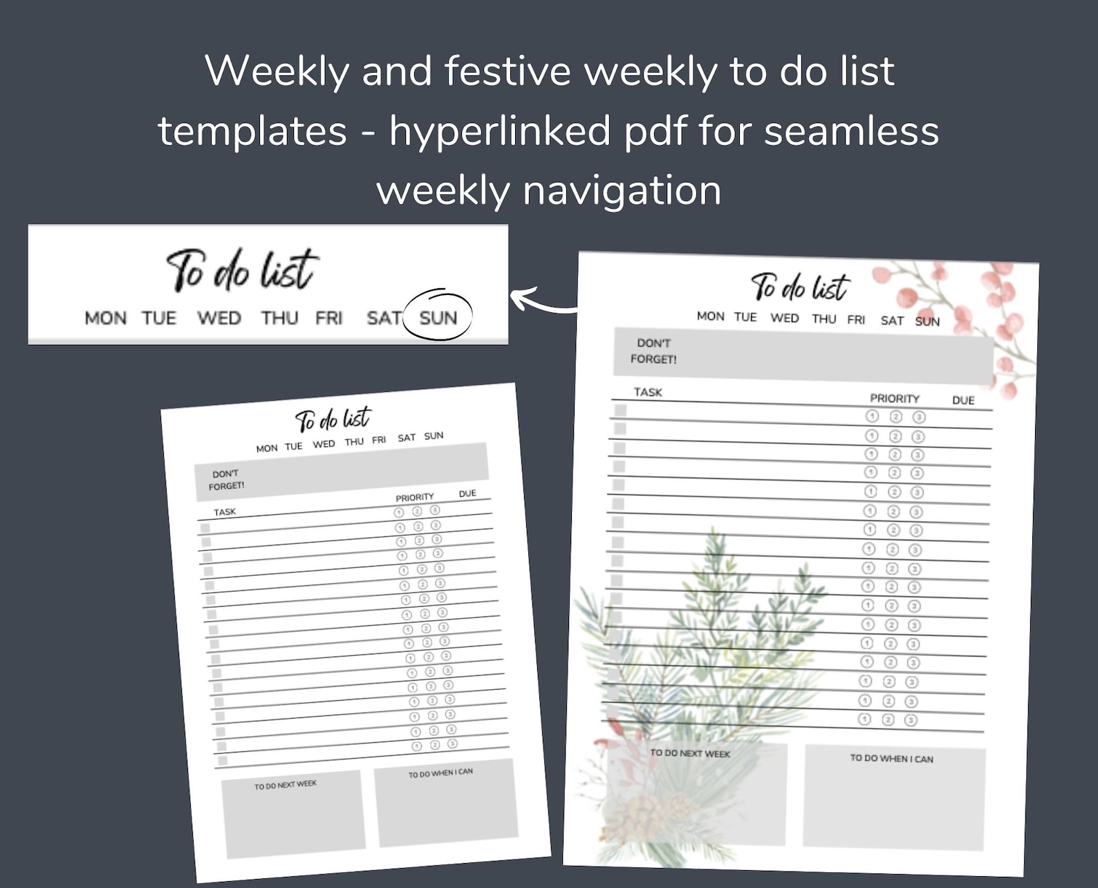 Remarkable 2 to Do List Templates Bundle 2023 Digital Etsy