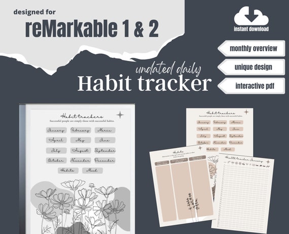 Remarkable: Habit Tracker Template 