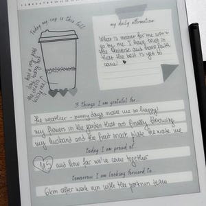 DAILY GRATITUDE JOURNAL for Remarkable 2 | Digital Notebook Template ...