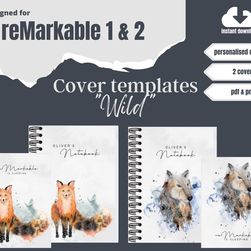  Remarkable 2 Notebook Cover Template 