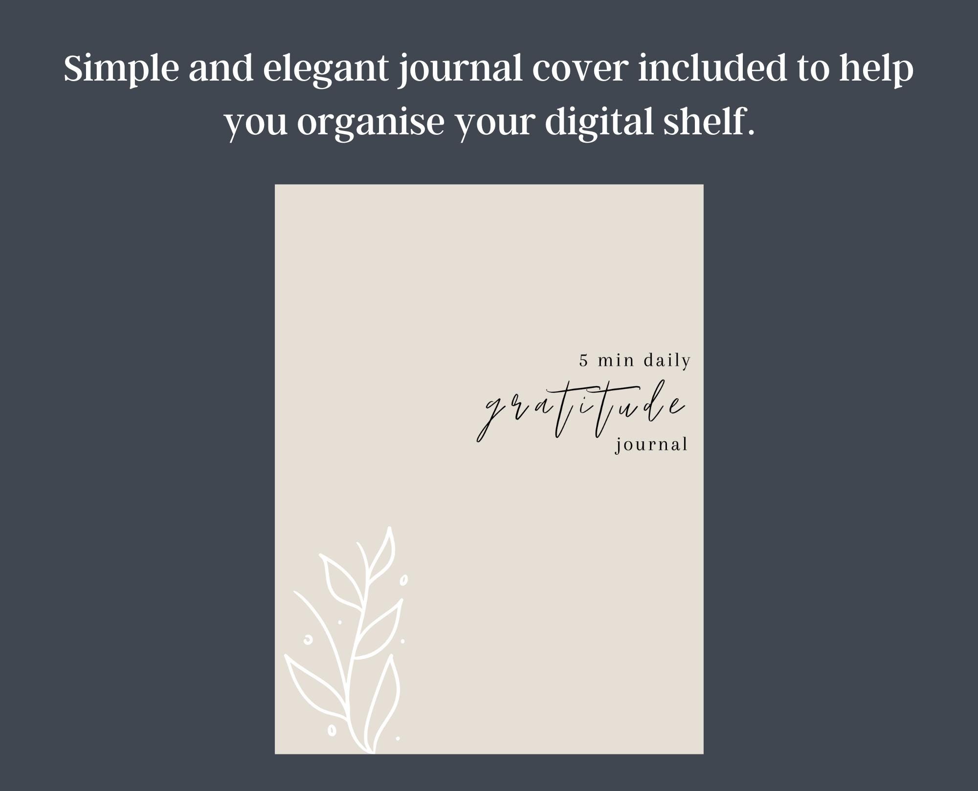 DAILY GRATITUDE JOURNAL for Remarkable 2 | Digital Notebook Template ...