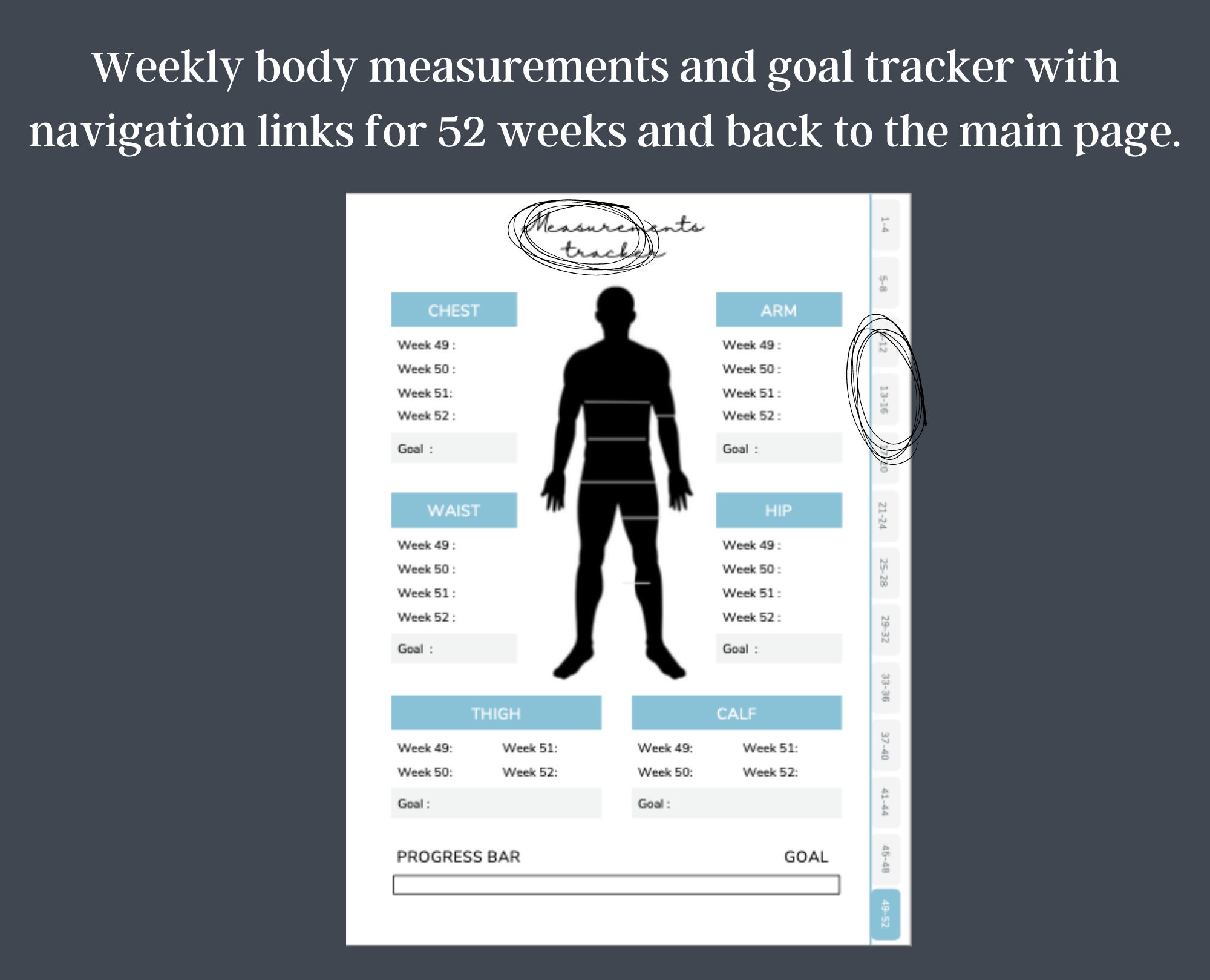 Remarkable 2 Fitness Weight Loss Tracker Planner Template | Instant ...