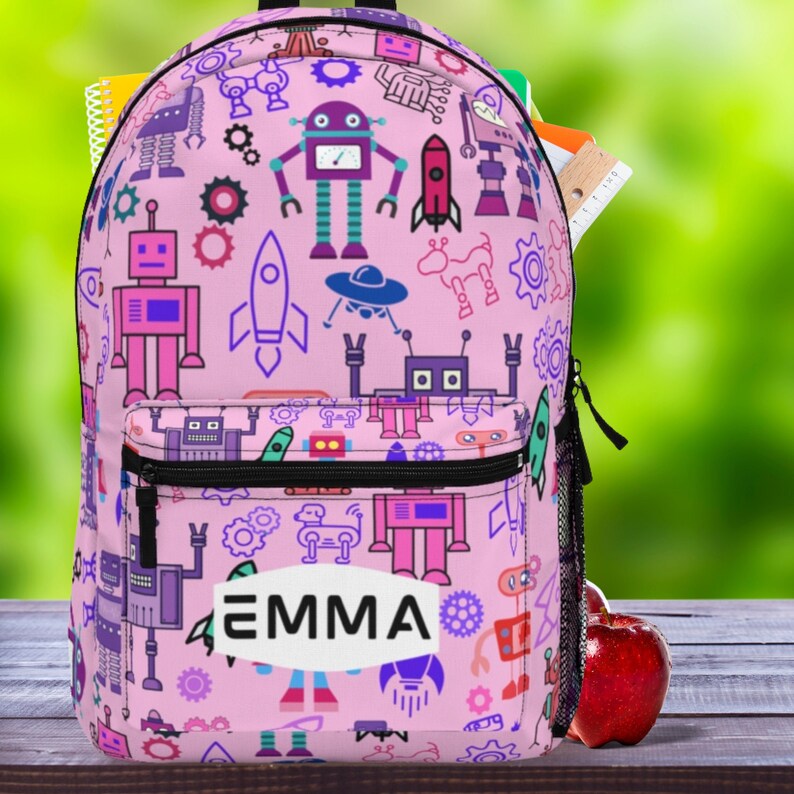 Robot Backpacks Kids Personalised Personalised Children's Robot Kids Backpack Robot Backpacks Kids Personalised Personalised Children's Robot Kids Backpack